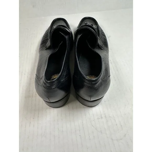 Classic Black Leather‎ Tassel Loafers Dress Shoes for Men Size 10D