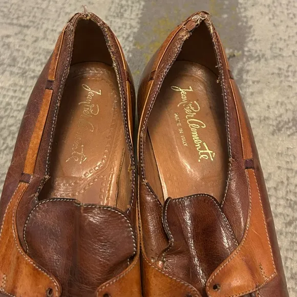 Classic Brown Leather Slip-On Loafers