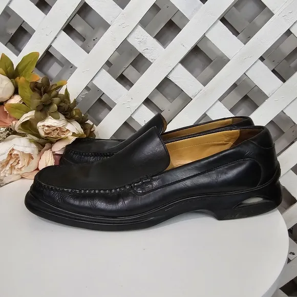 Cole Haan Black Leather Loafers Size 14M