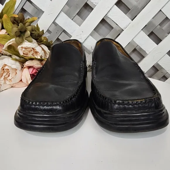 Cole Haan Black Leather Loafers Size 14M