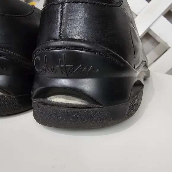 Cole Haan Black Leather Loafers Size 14M