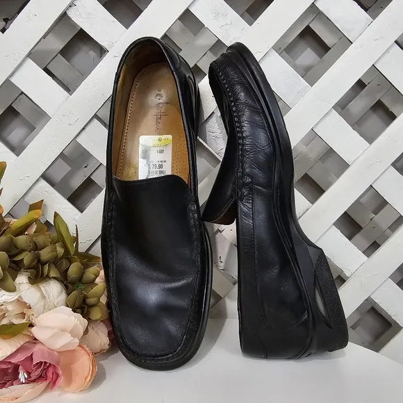 Cole Haan Black Leather Loafers Size 14M