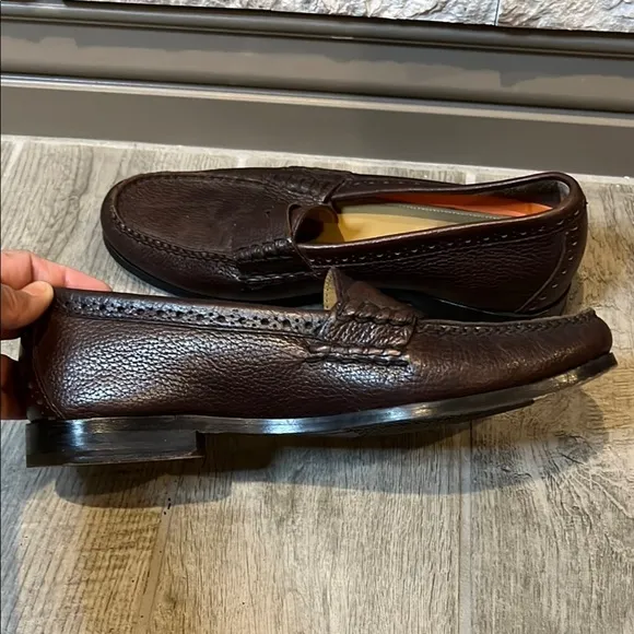 Cole Haan Grand Pinch Brown Slip-On Penny Loafers  size 9
