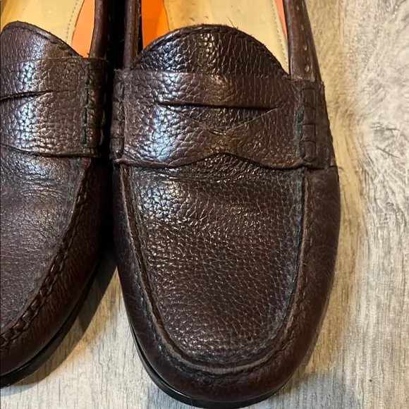 Cole Haan Grand Pinch Brown Slip-On Penny Loafers  size 9