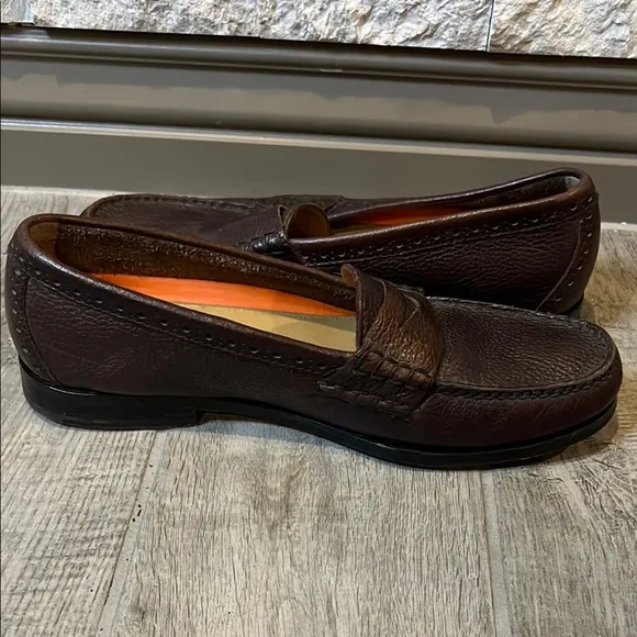 Cole Haan Grand Pinch Brown Slip-On Penny Loafers  size 9