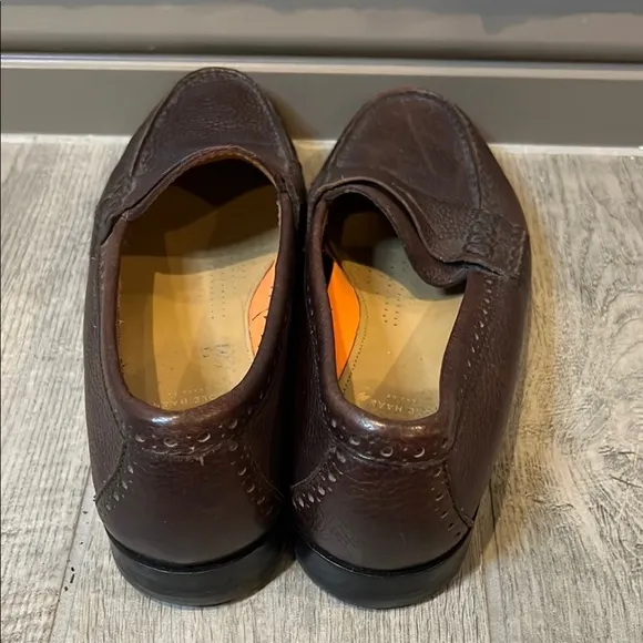 Cole Haan Grand Pinch Brown Slip-On Penny Loafers  size 9