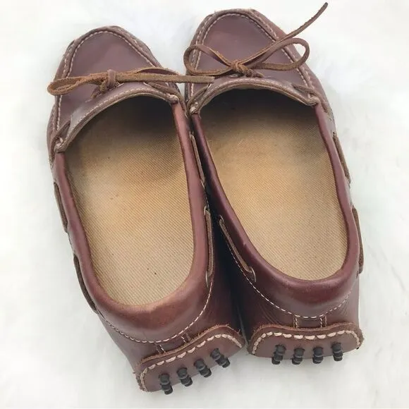 Cole Haan Gunnison Brown Leather Driving Loafers