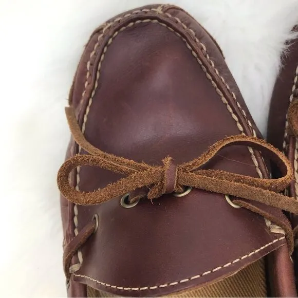 Cole Haan Gunnison Brown Leather Driving Loafers