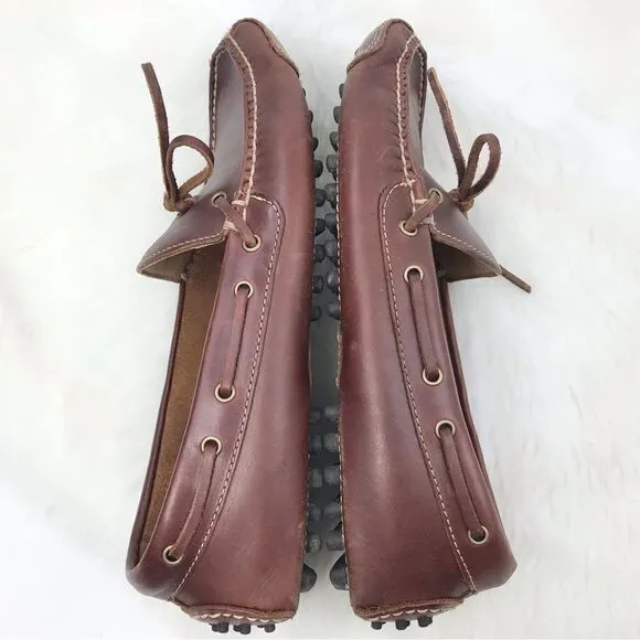 Cole Haan Gunnison Brown Leather Driving Loafers