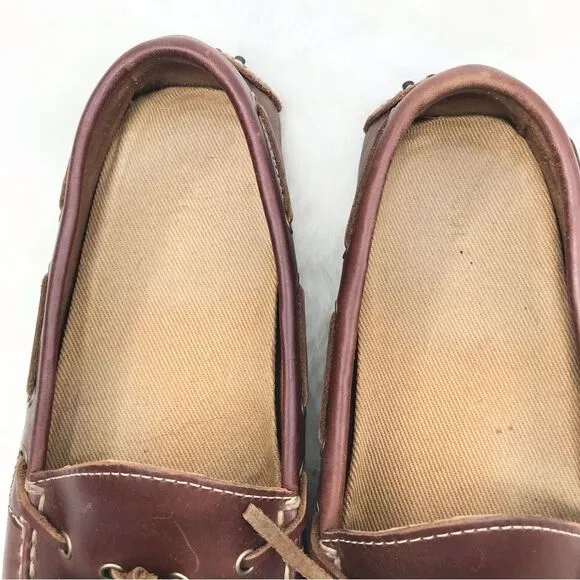 Cole Haan Gunnison Brown Leather Driving Loafers