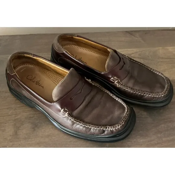 Cole Haan Mens Brown Penny Loafers Size 8.5 M
