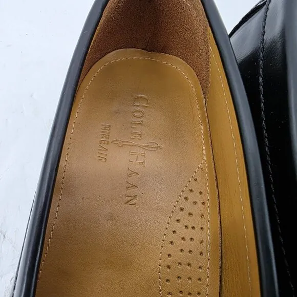 COLE HAAN Mens Leather NikeAir Tassel Loafers C06587 Slip On Dress Shoes 9M