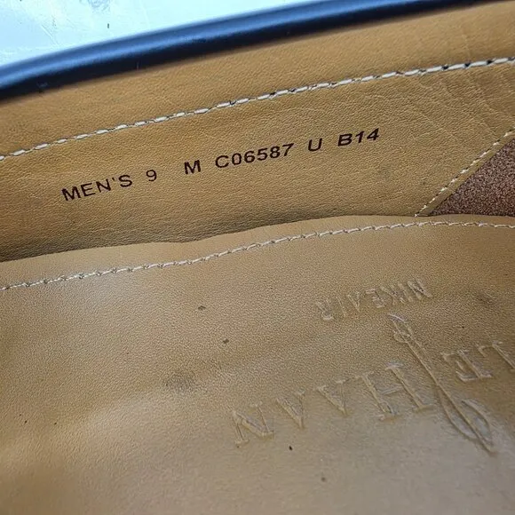COLE HAAN Mens Leather NikeAir Tassel Loafers C06587 Slip On Dress Shoes 9M