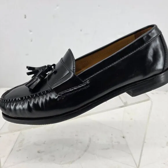 COLE HAAN Mens Leather NikeAir Tassel Loafers C06587 Slip On Dress Shoes 9M