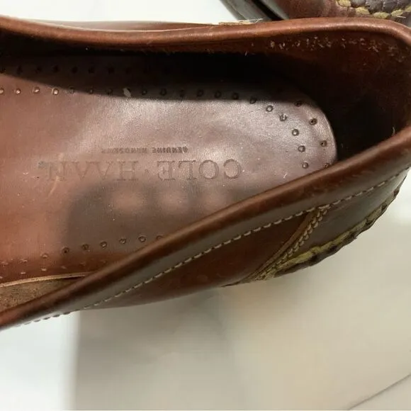 Cole Haan  men’s 13M Penny Loafers Dress shoes  Brown