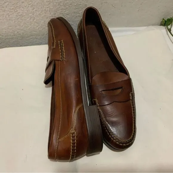Cole Haan  men’s 13M Penny Loafers Dress shoes  Brown