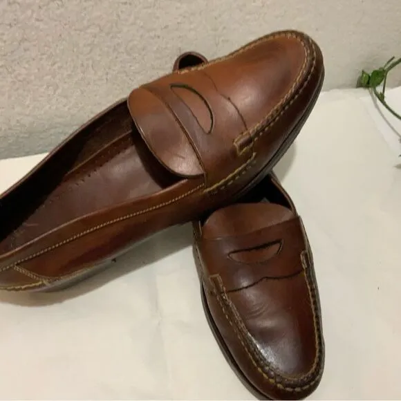 Cole Haan  men’s 13M Penny Loafers Dress shoes  Brown