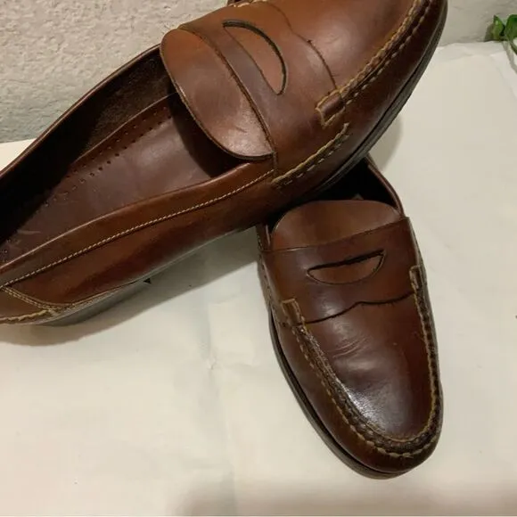 Cole Haan  men’s 13M Penny Loafers Dress shoes  Brown