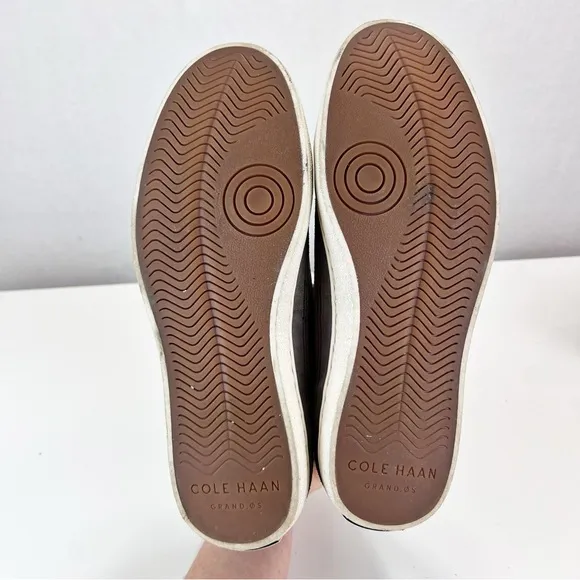 Cole Haan Nantucket Gray High Top Sneakers Men's 7.5 M Lace-up Casual