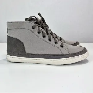 Cole Haan Nantucket Gray High Top Sneakers Men's 7.5 M Lace-up Casual