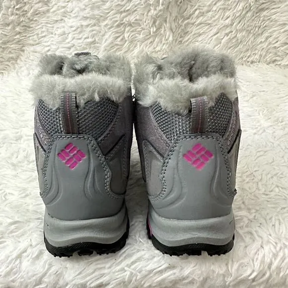 Columbia Charcoal Silcox Omni Heat waterproof Insulated Ankle Boots sz 9.5 NEW