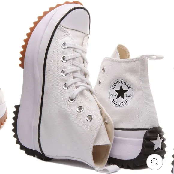 CONVERSE ALL STAR HIKE HI IN WHITE SIZE 6.5