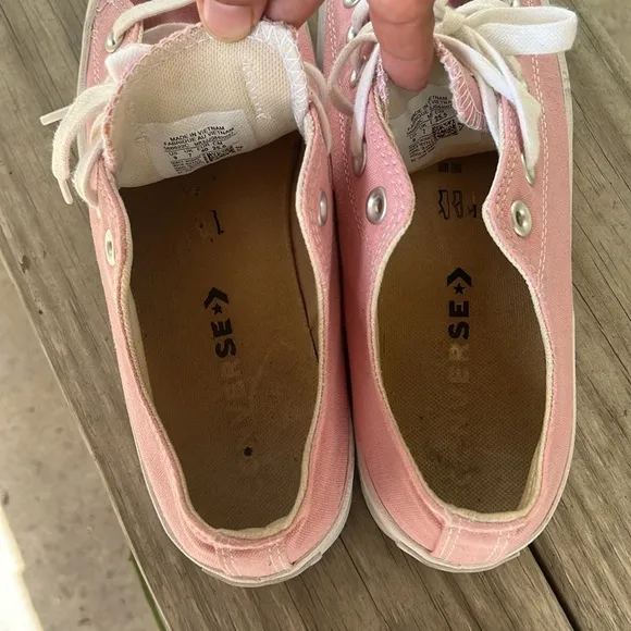 Converse All Star Lugged Platform Sneakers Pink Canvas Women’s Size 9
