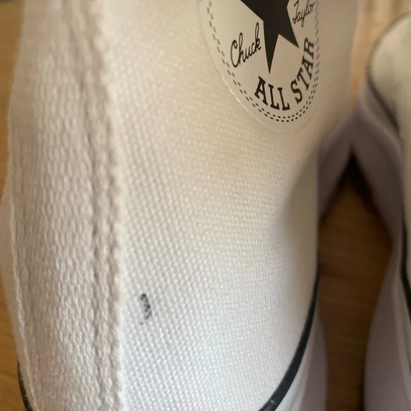 Converse All Star White High Top platform‎ Lug Sole Sneakers Men’s 11.5 NWT