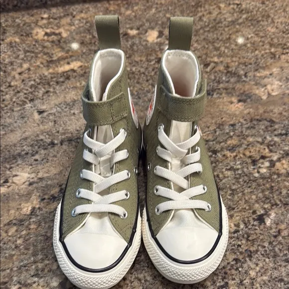 Converse Kids High-Top Sneakers - Green