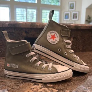 Converse Kids High-Top Sneakers - Green
