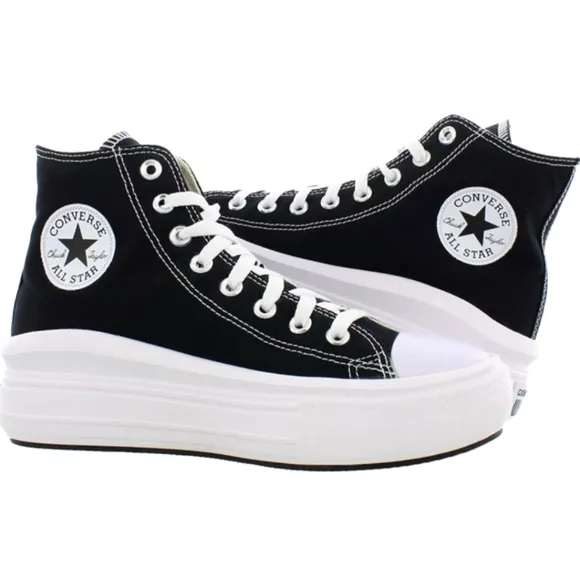 CONVERSE WOMEN'S Black High-Top Sneakers
