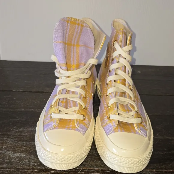 Converse Womens High-Top Sneakers - Purple and Gold!!