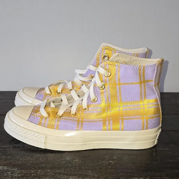 Converse Womens High-Top Sneakers - Purple and Gold!!