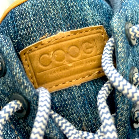 Coogi Blue Australian espadrille Sneakers men’s 10 NAVY