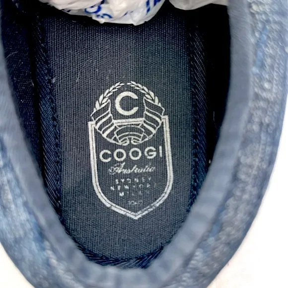 Coogi Blue Australian espadrille Sneakers men’s 10 NAVY