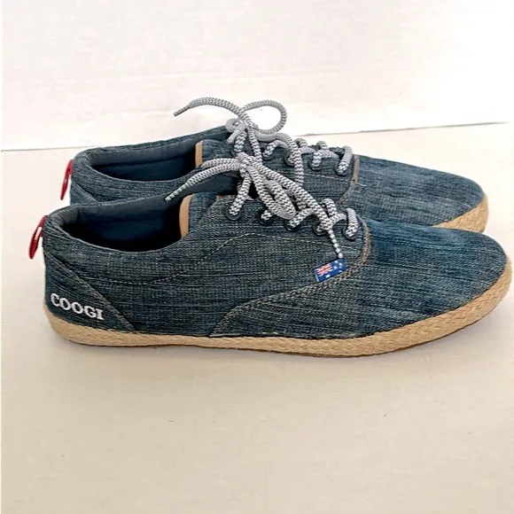Coogi Blue Australian espadrille Sneakers men’s 10 NAVY