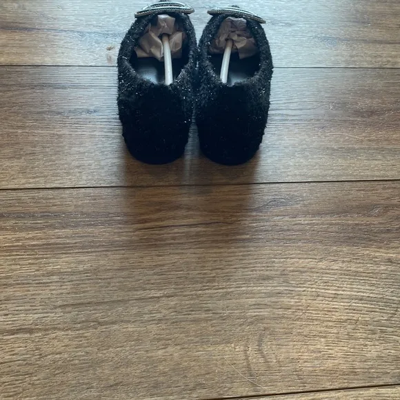 C.Paravano black ballet flats with pointed toe