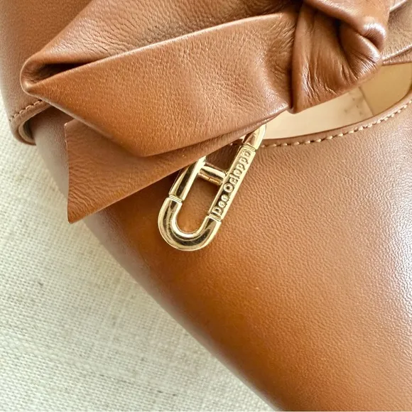 Dee Ocleppo Dominic Italian Tan Brown Leather Flats in Cuba, size 39
