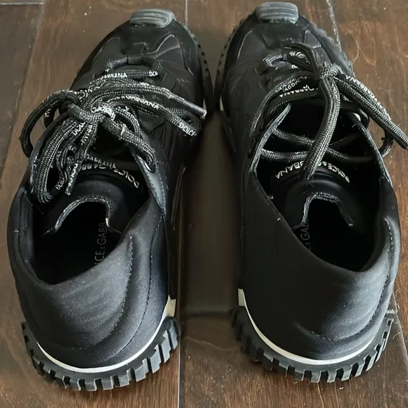 Dolce &amp; Gabbana NS1 Logo Black Chunky Sneakers