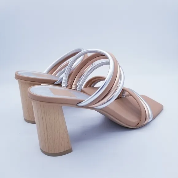 Dolce Vita 3-Tone Strappy Heels Sandals NWOT size 7.5