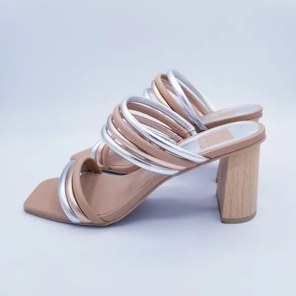 Dolce Vita 3-Tone Strappy Heels Sandals NWOT size 7.5