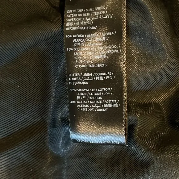 Dorothee Schumacher Plaid Alpaca &amp; Wool Blend Pea Coat