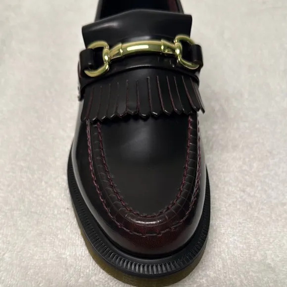 Dr. Martens Adrian Snaffle Smooth Leather Kiltie Loafers