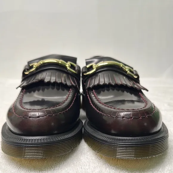 Dr. Martens Adrian Snaffle Smooth Leather Kiltie Loafers