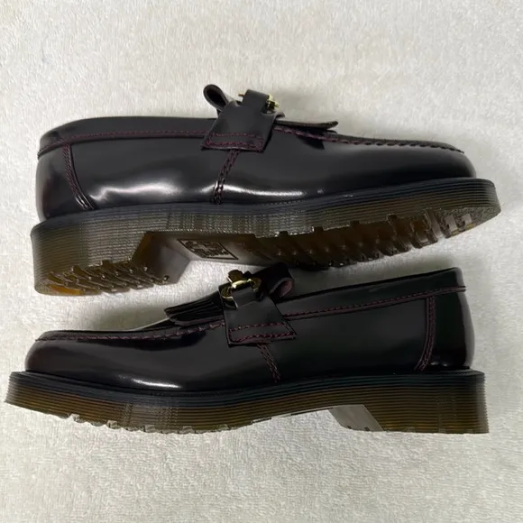 Dr. Martens Adrian Snaffle Smooth Leather Kiltie Loafers