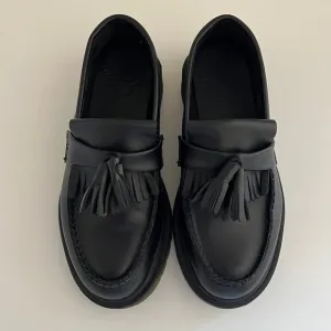 Dr. Martens Adrian Tassel Loafers | Smooth Leather | Black | Women’s Size 5