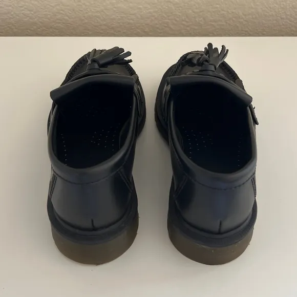 Dr. Martens Adrian Tassel Loafers | Smooth Leather | Black | Women’s Size 5