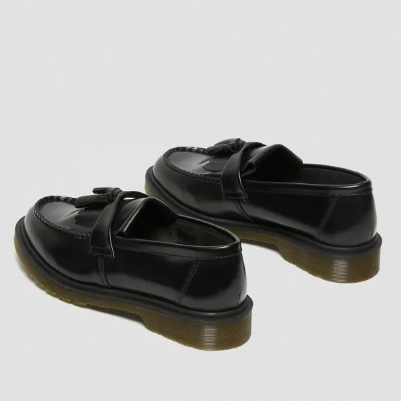 Dr. Martens Adrian Tassel Loafers | Smooth Leather | Black | Women’s Size 5