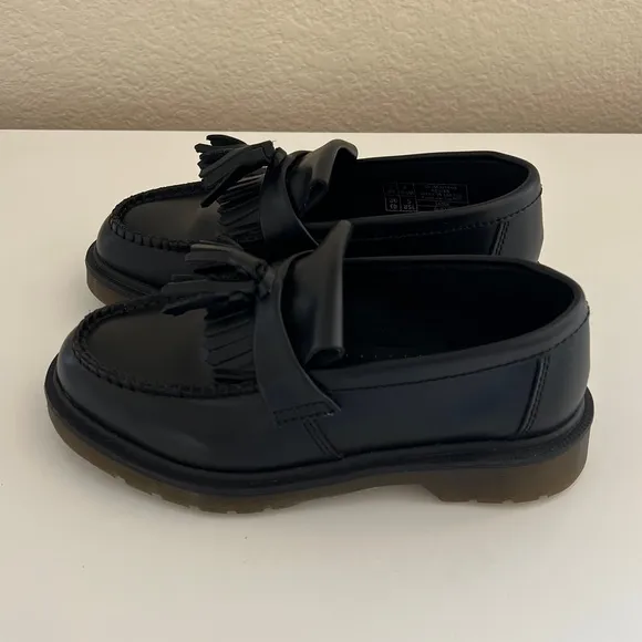 Dr. Martens Adrian Tassel Loafers | Smooth Leather | Black | Women’s Size 5
