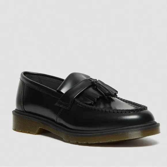 Dr. Martens Adrian Tassel Loafers | Smooth Leather | Black | Women’s Size 5
